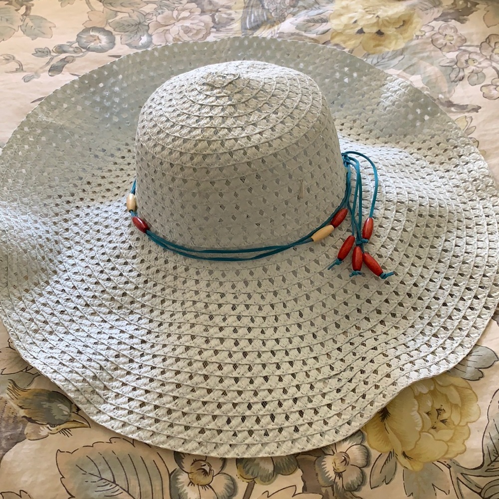 Wide brim boho sun hat